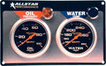 All Star Performance ALL80120 2 Gauge Panel A/M OP/WT Liquid Filled ALL80120 Allstar Performance