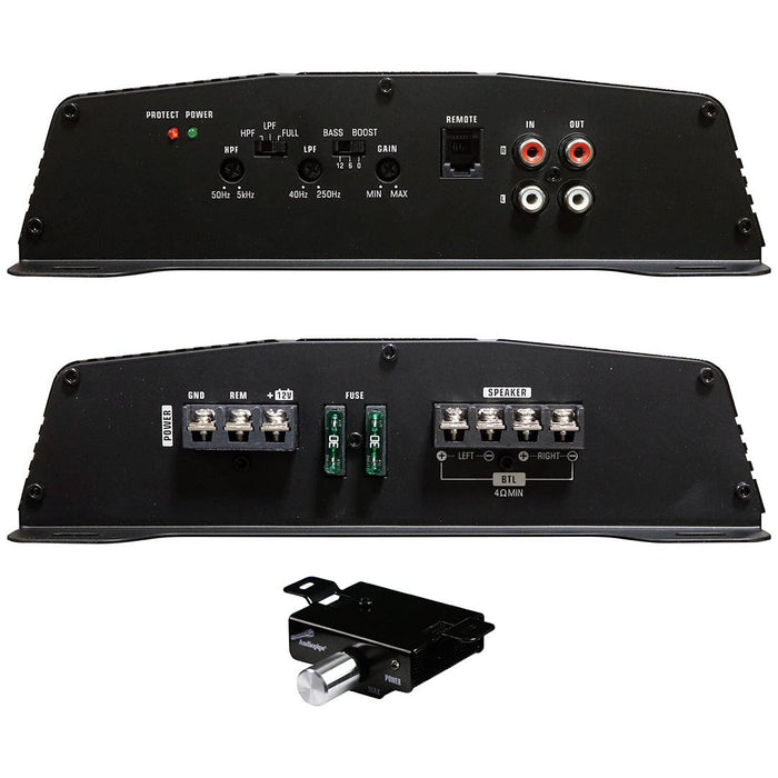 Audiopipe® APEL-2150.2 - APEL Series 2150W 2-Channel Class D Amplifier Audiopipe