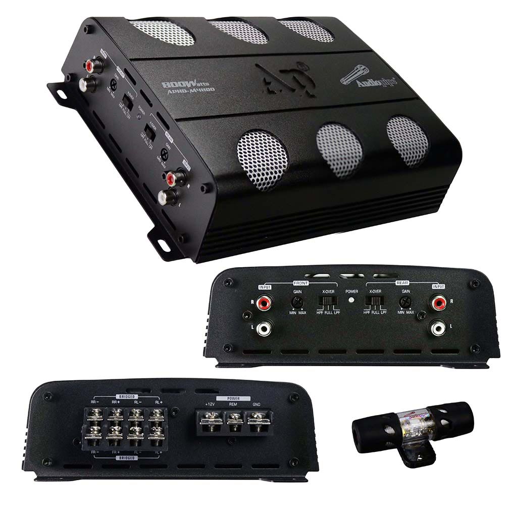 Audiopipe Aphd-m4800 4-channel 700w Rms Class D Amplifier
