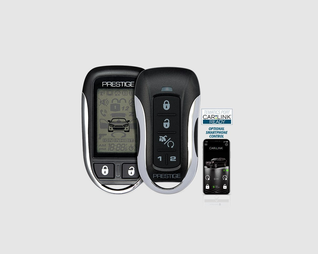 Prestige APS997Z Two-Way LCD Command Confirming Remote Start / Keyless Entry and Security System with up to 1 Mile Operating Range Drill America