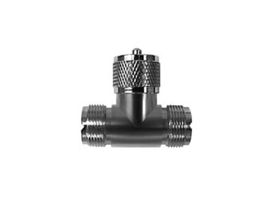 Firestik AR-5 UHF T-Connector - 1 Male UHF-2 Female UHF Airaid