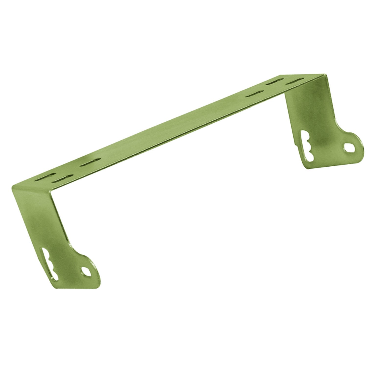 Accessories Unlimited AU68 8-1/4" Brass Finish 2 Hole Replacement Mounting Bracket For Uniden Grant & Cobra 148 & Other Radios Kalibur