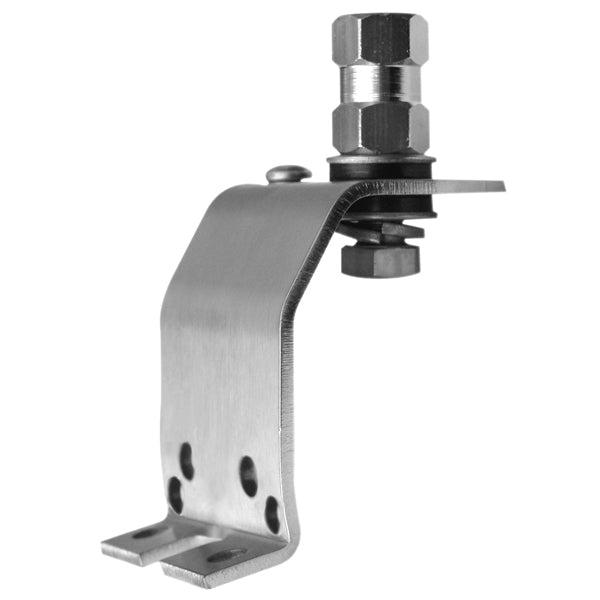Accessories Unlimited AUC10 Tall Stainless Steel Fender Or Underhood Antenna Bracket For Deep Groove Mounting In Full Size Vehicles Accessories Unlimited