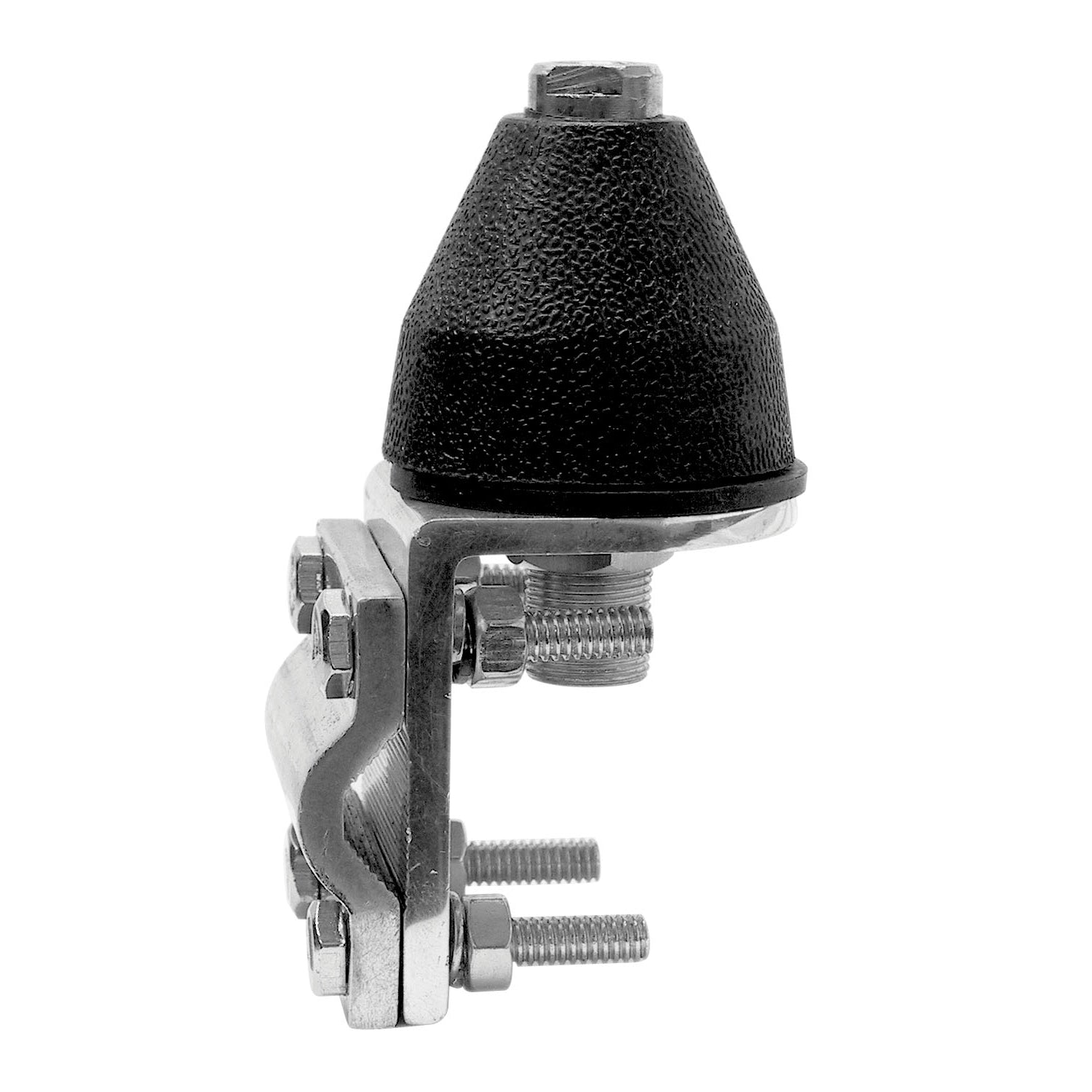 Accessories Unlimited AUC3DM 3 Way Aluminum Mirror Bracket With 3/8" X 24" Dome Mount With So239 Connection Accessories Unlimited