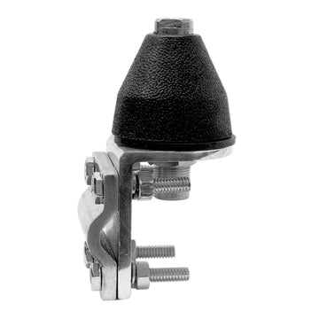 Accessories Unlimited AUC3DM 3 Way Aluminum Mirror Bracket With 3/8" X 24" Dome Mount With So239 Connection Accessories Unlimited