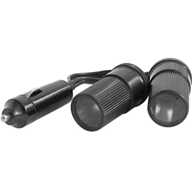 Accessories Unlimited AUCB58 Dual Socket Cigarette Plug Adapter Accessories Unlimited