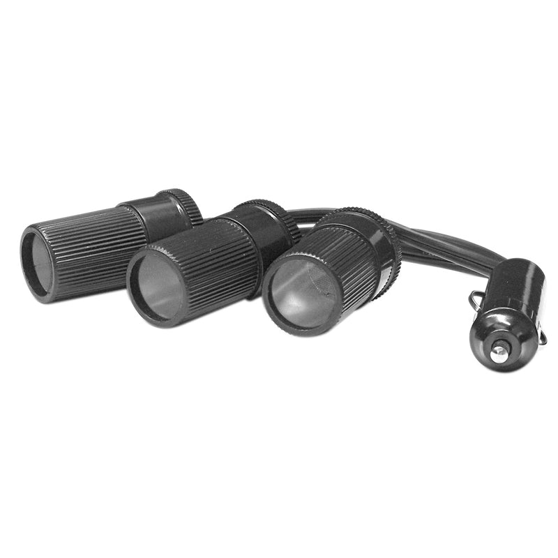 Accessories Unlimited AUCB59 Triple Socket Cigarette Plug Adapter Accessories Unlimited