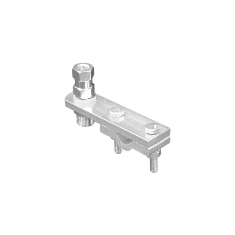 Accessories Unlimited AUCB9 Horizontal Aluminum Mirror Mount With 3/8" X 24" Stud &  So239 Connection Accessories Unlimited