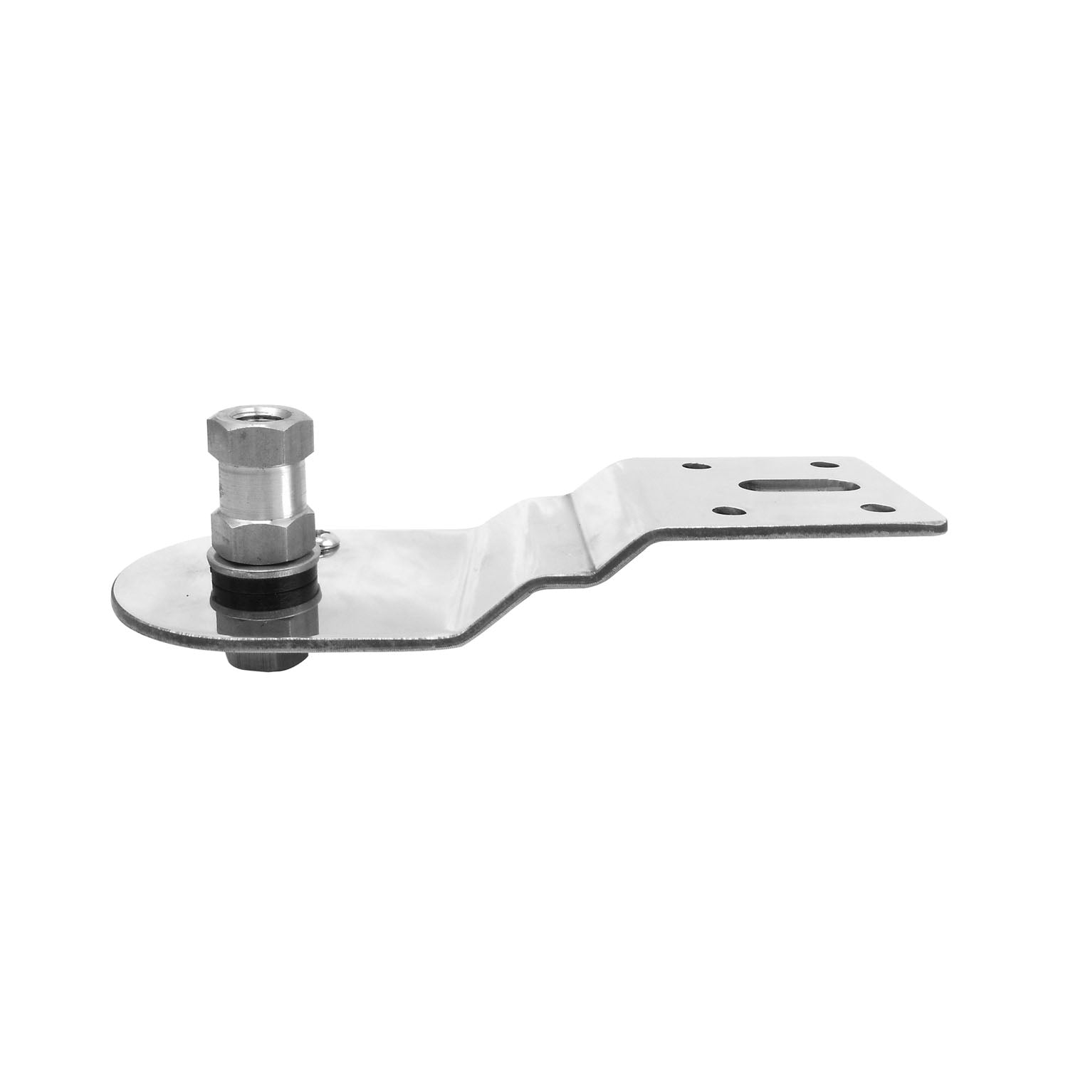 Accessories Unlimited AUDODGE2 Stainless Fender Antenna Mount With 3/8" X 24" Lug Stud For 2004-2008 Dodge Pick-ups & 2016-2017 Ford Explorer Accessories Unlimited