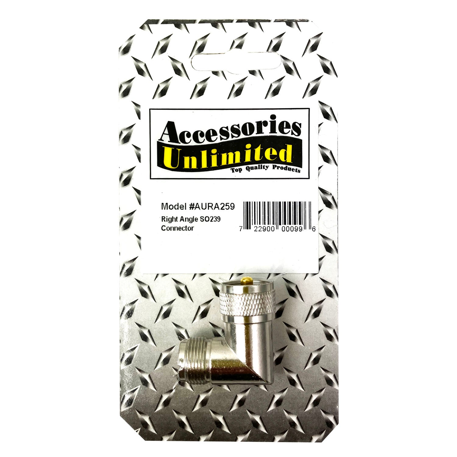 Accessories Unlimited AURA259 Ra259 Right Angle So259 Connector Accessories Unlimited