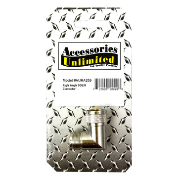 Accessories Unlimited AURA259 Ra259 Right Angle So259 Connector Accessories Unlimited