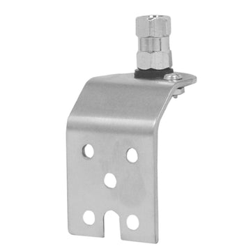 Accessories Unlimited AUSM13 Stainless Steel Angled Side Or Fender Antenna Mount With 3/8"x24" Lug Stud FindingKing