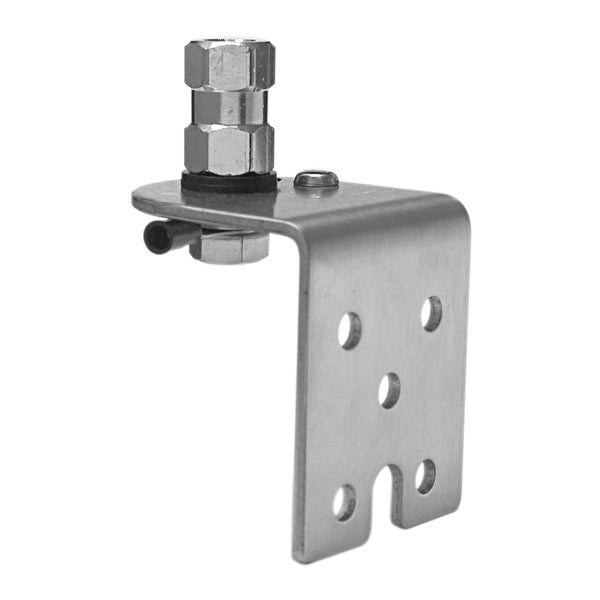 Accessories Unlimited AUSM4 Stainless Steel 90 Degree Side Body Antenna Mount With 3/8" X 24" Lug Stud Accessories Unlimited