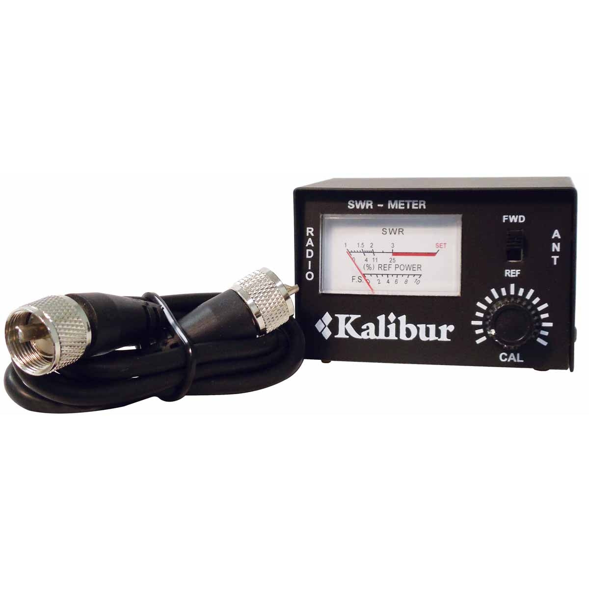 Accessories Unlimited AUSWR 10 Watt Mini Swr Meter With 3 Foot Coax Cable With Pl259 Connectors On Each End Accessories Unlimited