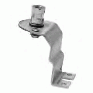 Accessories Unlimited AUT1-L Stainless Steel Left Side Fender Antenna Mount With  3/8" X 24" Lug Stud For 1993 - 1998 Toyota T100 Kalibur
