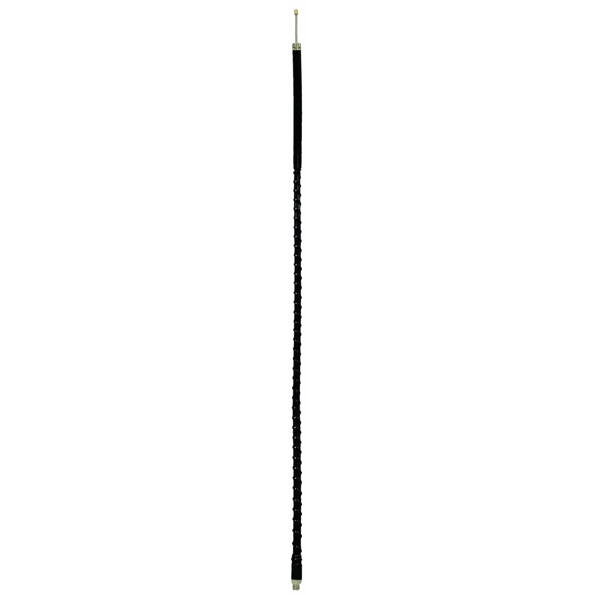 Accessories Unlimited AUT400-B 4 Foot 1,000 Watt Black Heavy Duty 3/8' X 24" Tune-able Tip Cb Antenna Accessories unlimited