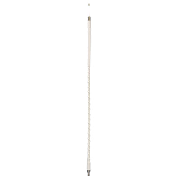 Accessories Unlimited AUT400-W 4 Foot 1,000 Watt White Heavy Duty 3/8' X 24" Tune-able Tip Cb Antenna Accessories Unlimited