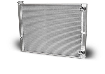 AFCO Racing 80184NDP Aluminum Double Pass Radiator 26 X 19 X 1.50 Core, 1.50 Inlet AFCO