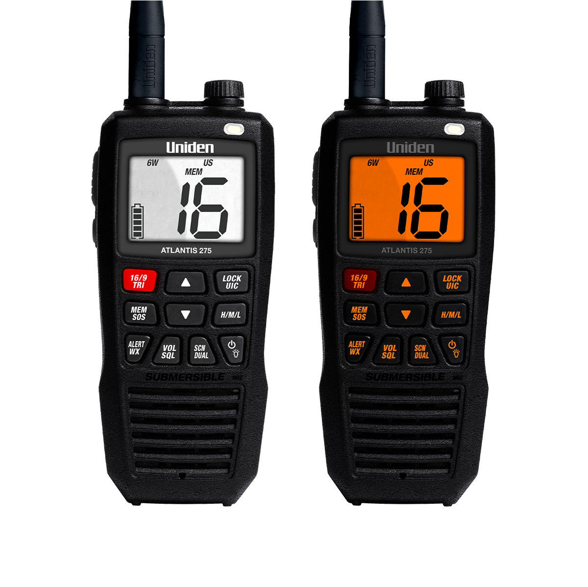 Uniden ATLANTIS 275 Atlantis 275 Handheld Marine Radio Hustler