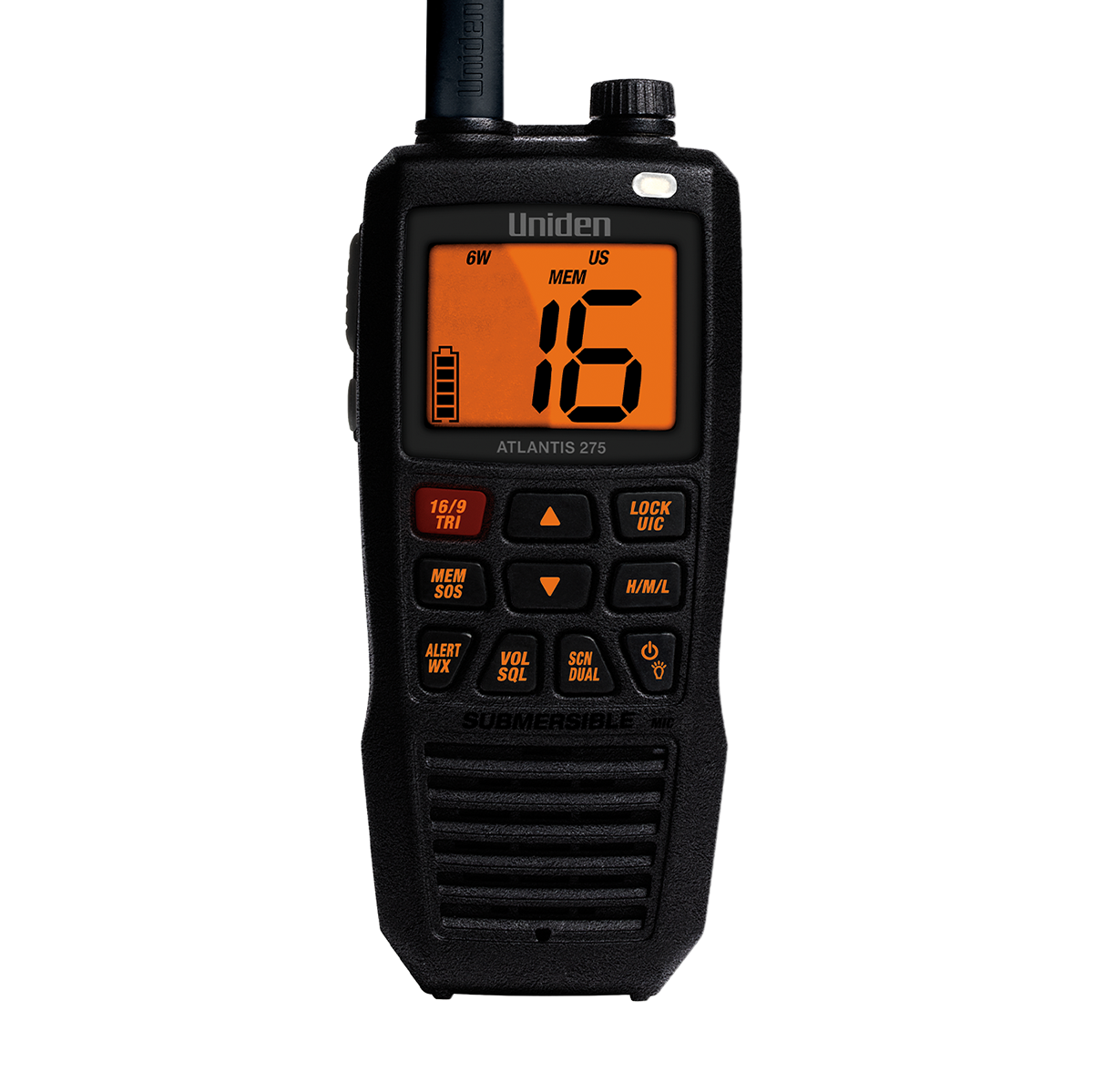 Uniden ATLANTIS 275 Atlantis 275 Handheld Marine Radio Hustler