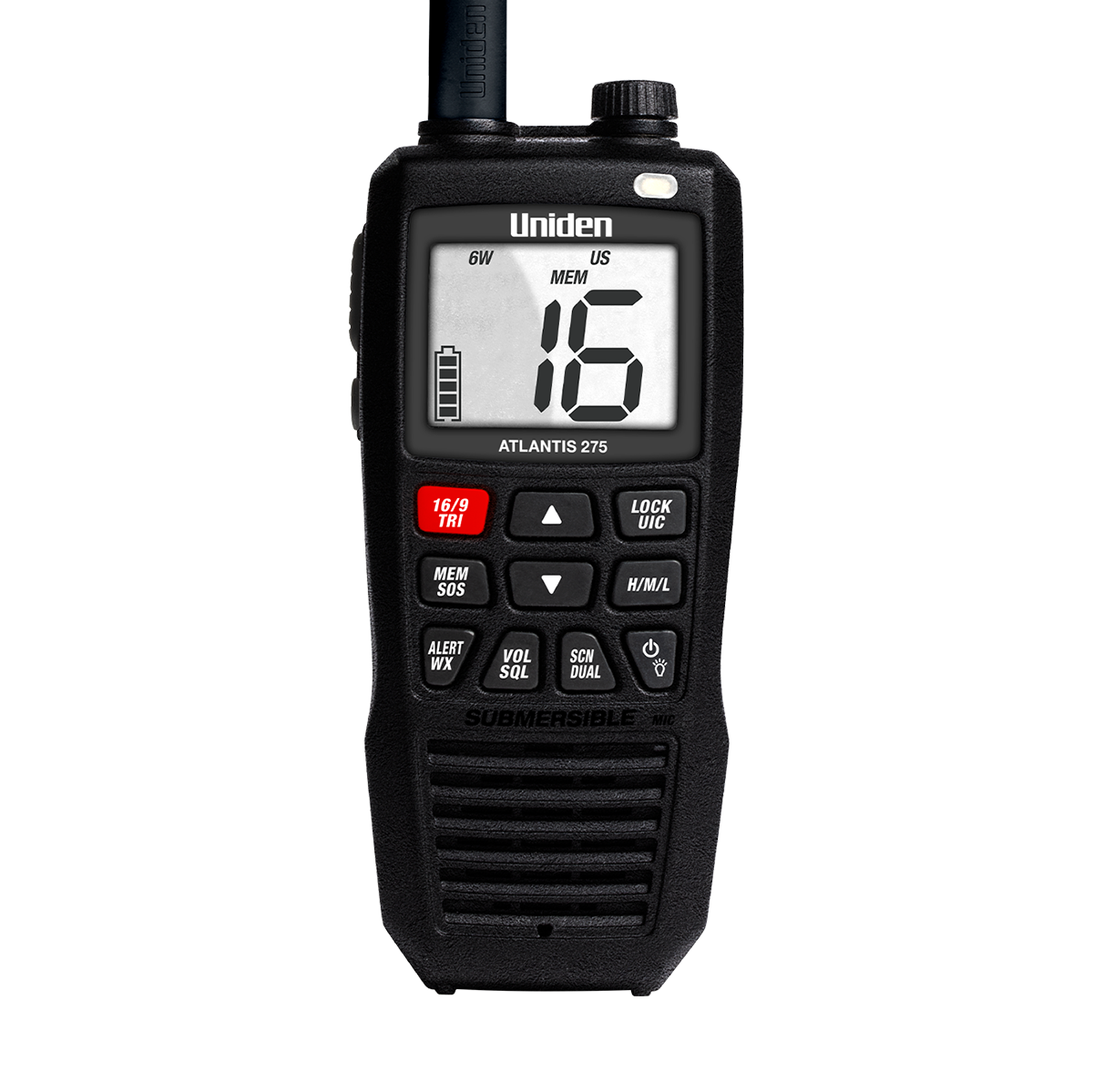 Uniden ATLANTIS 275 Atlantis 275 Handheld Marine Radio Hustler