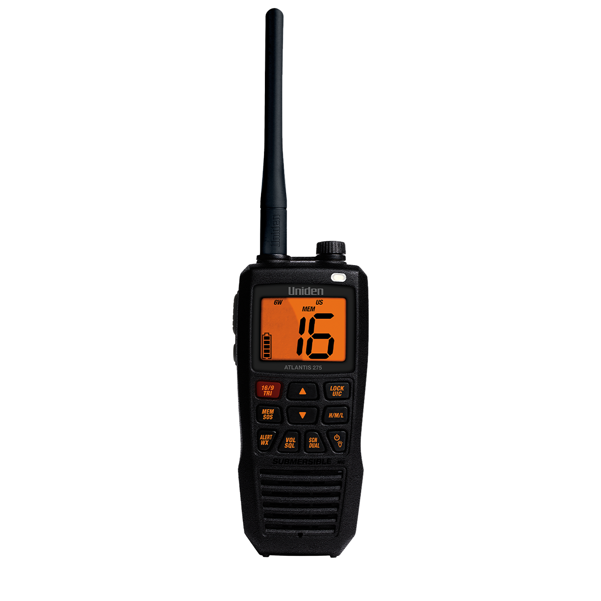 Uniden ATLANTIS 275 Atlantis 275 Handheld Marine Radio Hustler