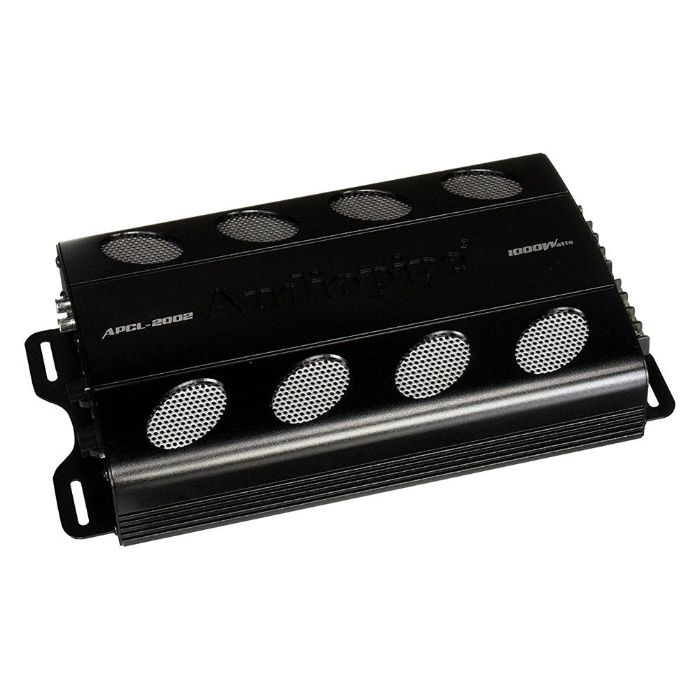 Audiopipe® APCLE-2002 - APCLE Series 1000W 2-Channel Class AB Amplifier Audiopipe