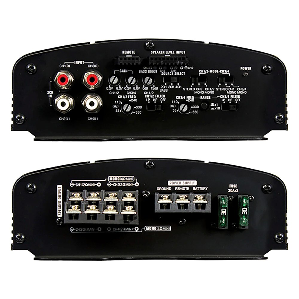 Audiopipe® APDLO-2504 - APDLO Series 2100W 4-Channel Amplifier Audiopipe