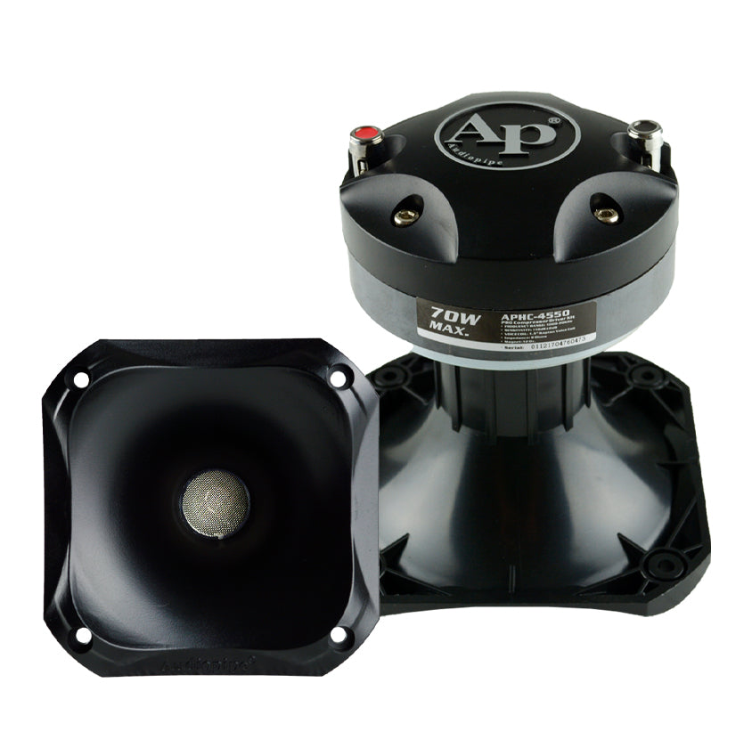 Audiopipe® APHC-4550 - 3.5" 70W Compression Driver with ABS Horn Audiopipe