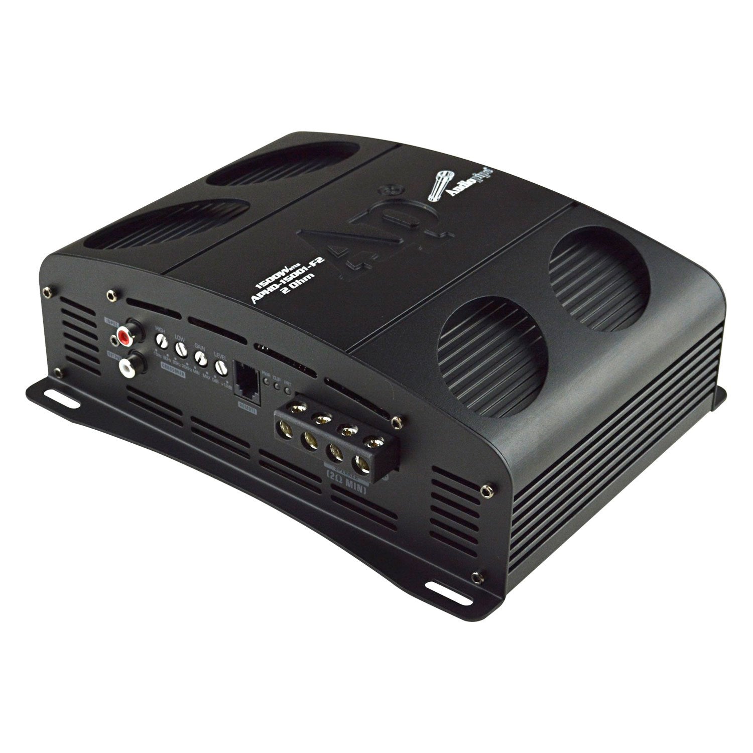 Audiopipe® APHD-15001-F2 - 1500W Mono Class D Amplifier with Remote Bass Knob