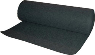 Audiopipe CPT150B Carpet Medley Black Trunkliner; Nippon; 4'x150'