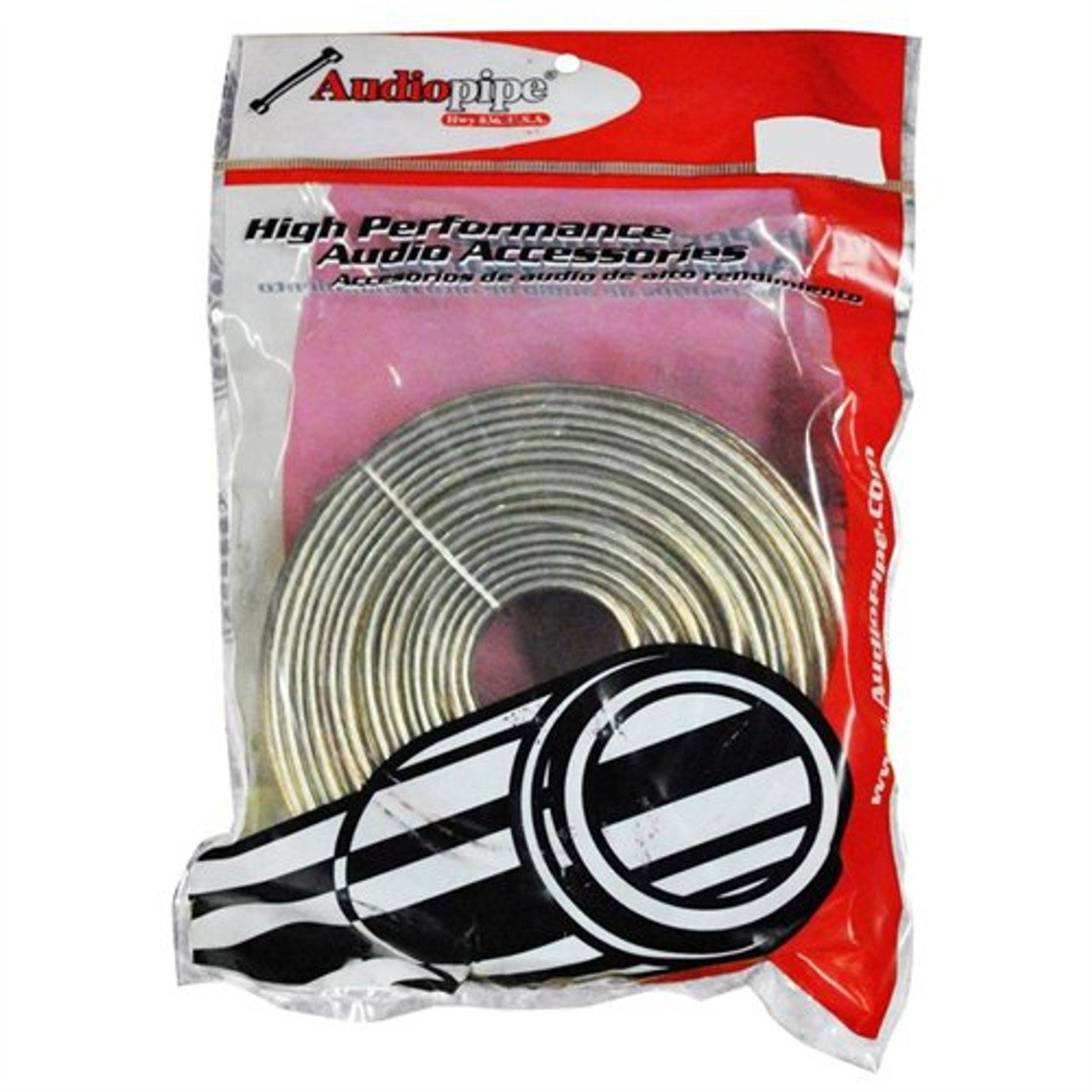 Audiopipe Cable1825 18 GA 25' Bag Car Audio Speaker Cable 18 Gauge Audiopipe