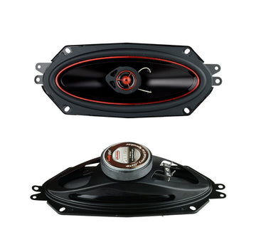 Audiopipe® CSL-4102R CSL Series 4" x 10" 2-Way 200W 4 Ohm Coaxial Speakers Canton Racing Products
