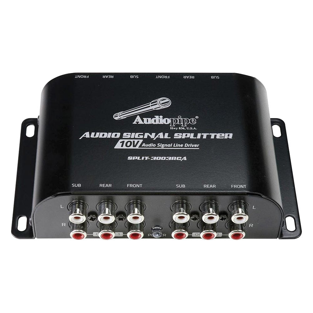 Audiopipe® SPLIT-3003RCA - Multi-Channel Audio Splitter & Line Driver