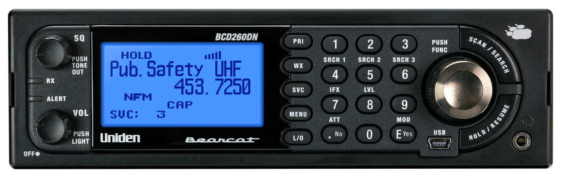 Uniden BCD260DN Base/Mobile Scanner Digital Scanner Uniden