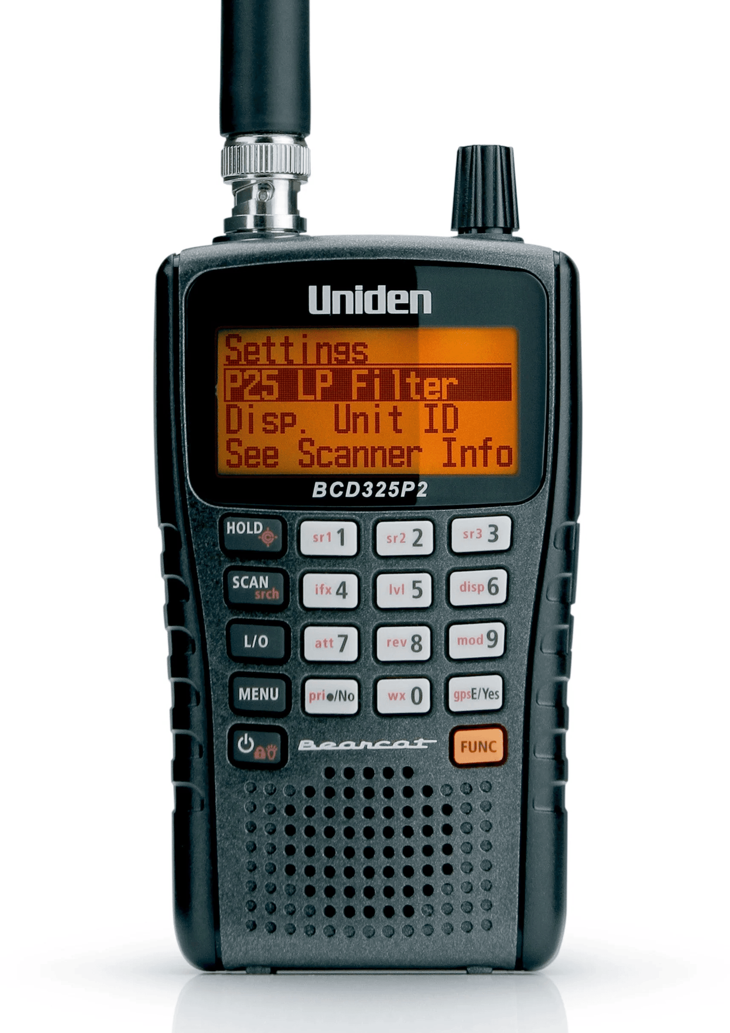 Escáner digital portátil Uniden BCD325P2 Phase II