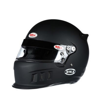 Casco Bell Helmets 1314A15 GTX3, Snell SA2020, aprobado por la FIA, compatible con soporte para cabeza y cuello, negro mate, talla 7-5/8 (unidad)