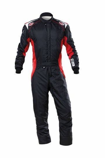 Traje de conducción Bell Helmets BR10002 serie ADV-TX, de una pieza, SFI 3.2A/5, multicapa, tejido ignífugo, negro/rojo, talla mediana (unidad)