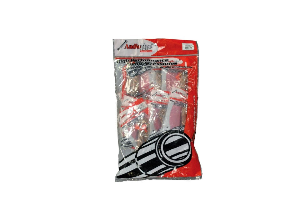 Cables RCA Audiopipe BMS-G-10 (paquete de 10)