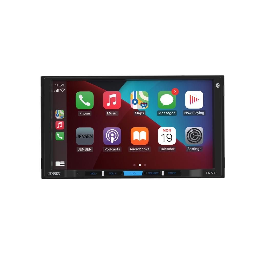 Jensen CAR716  7″ Car Stereo with Apple CarPlay and Android Auto Jensen