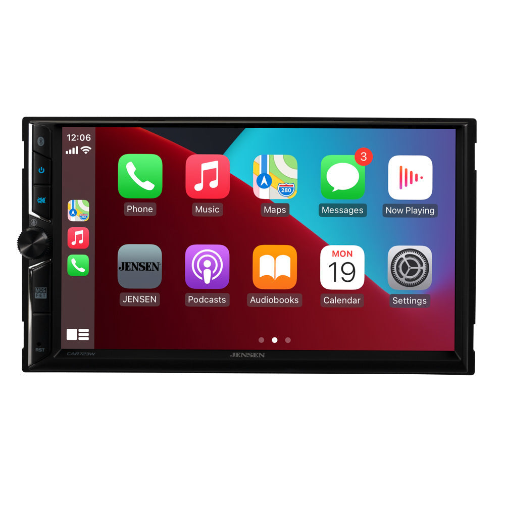 Jensen CAR723W 7” Receiver with Wireless Android Auto & Apple Carplay – CAR723W Drill America