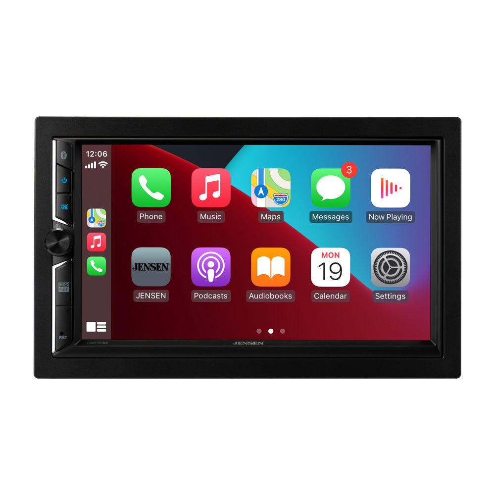 Jensen CAR723W 7” Receiver with Wireless Android Auto & Apple Carplay – CAR723W Drill America