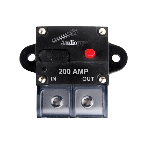 Audiopipe® CB-200A - 200A Manually Resettable Circuit Breaker Audiopipe