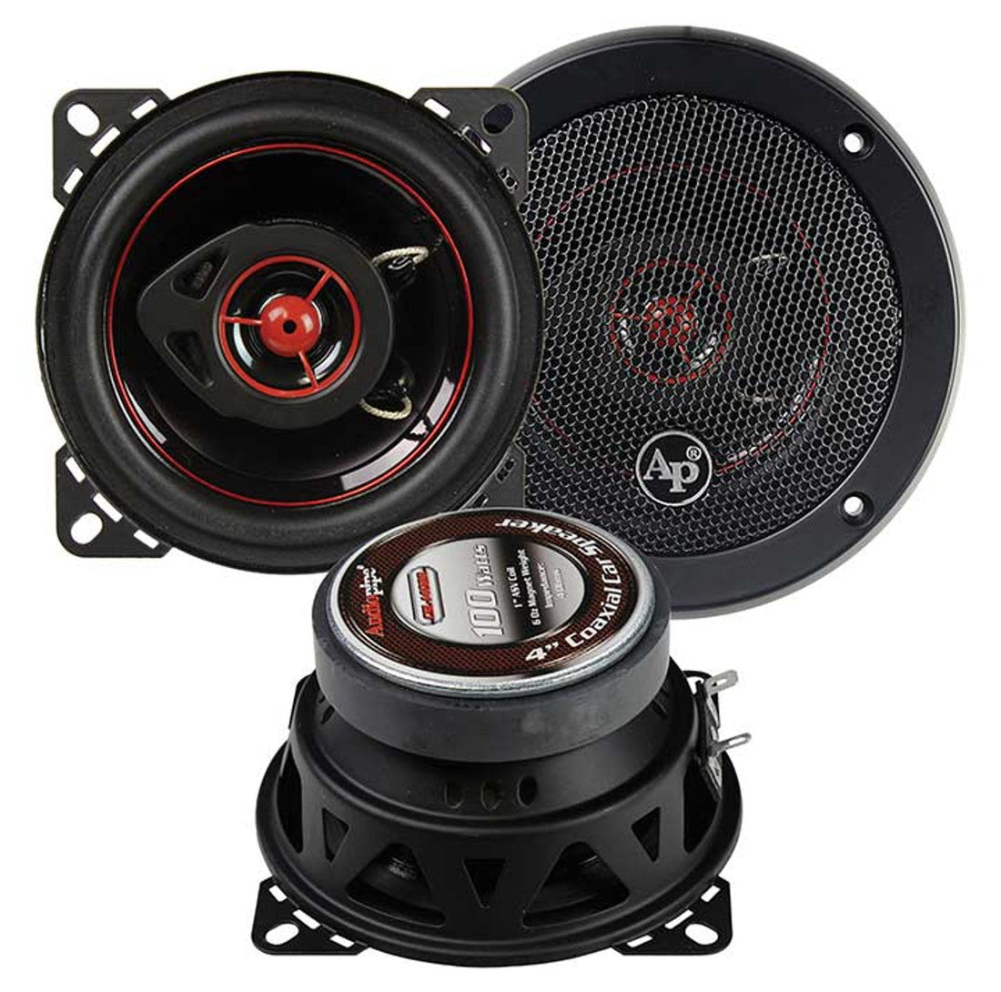 Audiopipe CSL1402R Redline Speaker 4" 2-WAY (pair) 100 WATT PP CONE Audiopipe