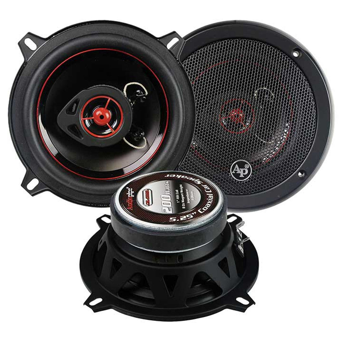 Audiopipe CSL1502R Redline Speaker 5.25" 2-WAY (pair) 200 WATT BLUE PP CONE Audiopipe