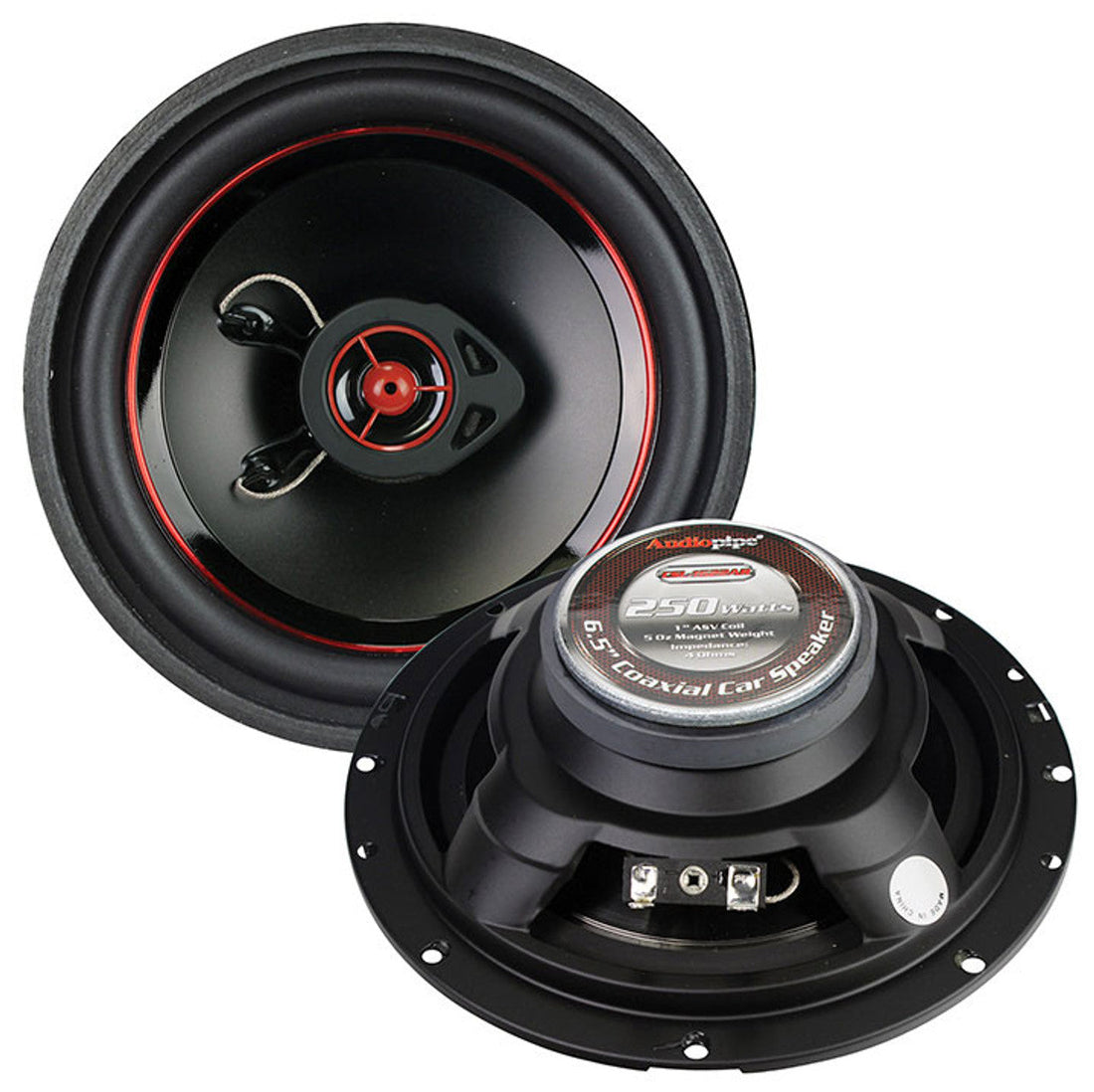 Audiopipe CSL1622AR SPEAKER 6.5" 2-WAY (pair) 250 WATT PP CONE Audiopipe