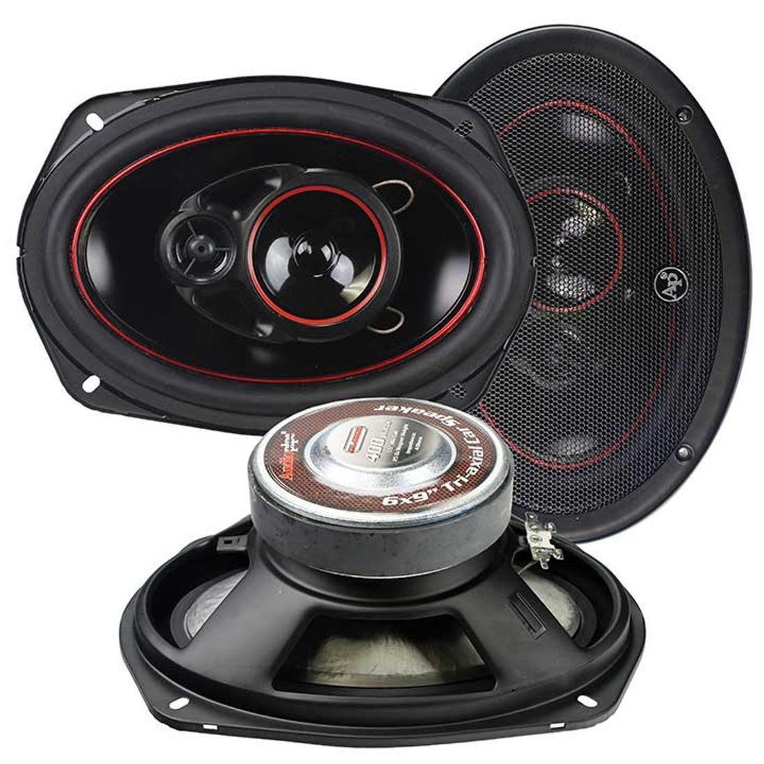Audiopipe CSL6923R Redline Speaker 6X9" 3-WAY (pair) 400 WATT PP CONE Audiopipe