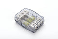 Orion DBF1434 Cobalt Mini ANL 1 In/3 Out 4/8 ga. Distribution Block with (3) 100A MANL Fuses Orion