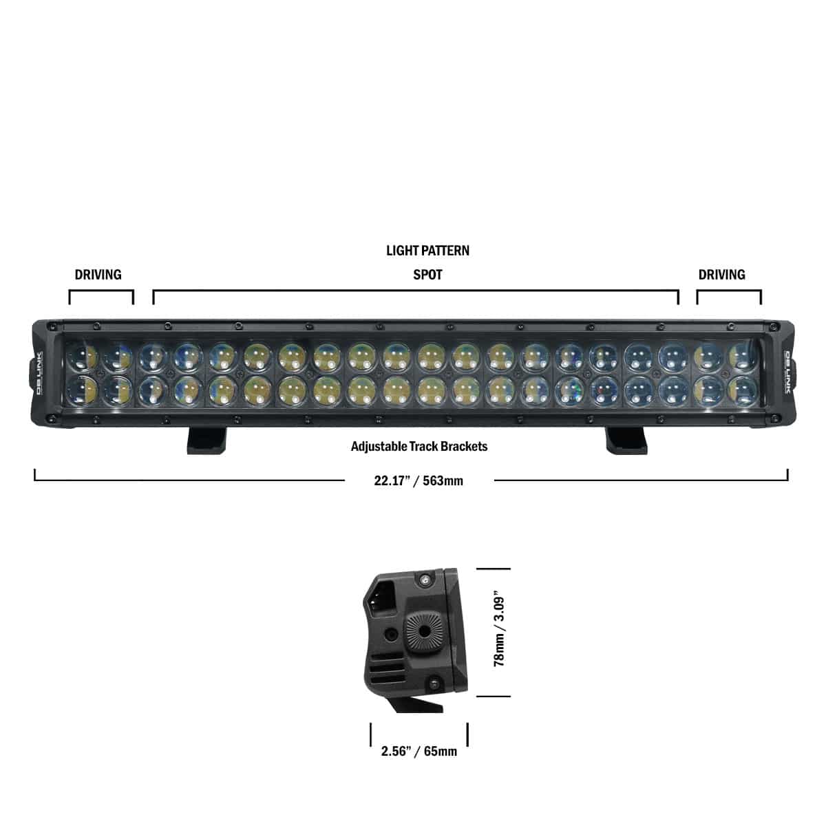 DB Link DBLB22RGB 22″ RGB LED Light Bar / 60 Watts DB Link