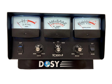 Medidor de potencia SWR de radio CB o de jamón Dosy TC3001P de ventana en línea de 3 vías